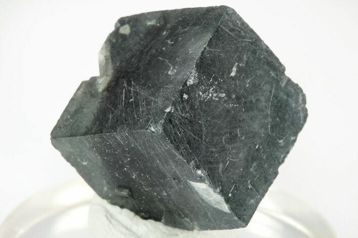 Cubic Fluorite Crystal w/ Jamesonite Inclusions - Yaogangxian Mine #215763